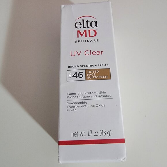 EltaMD UV Clear SPF46 Sunscreen For Acne and Rosacea Tinted, Untinted, Deep Tint - Picture 11 of 12